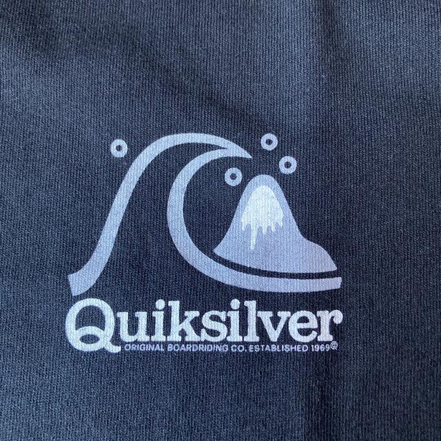 QUIKSILVER(クイックシルバー)のクイックシルバー 長袖Tシャツ L 黒 ブラック バックプリント柄 メンズのトップス(Tシャツ/カットソー(七分/長袖))の商品写真