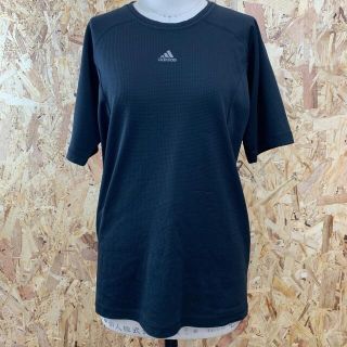 アディダス(adidas)のadidas アディダス  Tシャツ　ブラック　Lサイズ(ウェア)