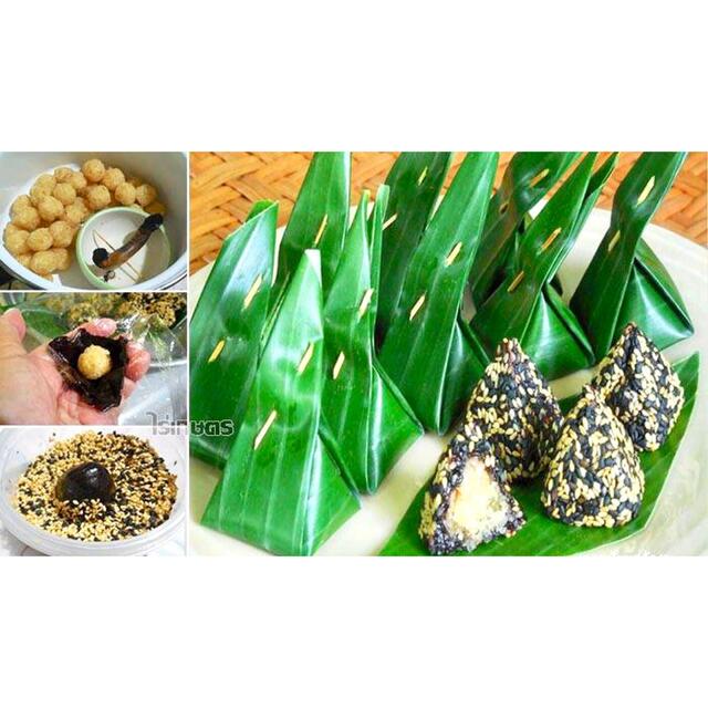 ◉バナナの葉(生)300g(バイトン•Baitong)タイ産♪(๑ᴖ◡ᴖ๑)♪  食品/飲料/酒の食品(野菜)の商品写真