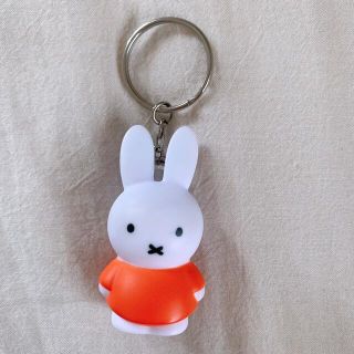 ミッフィー　miffy  キーホルダー マスコット　オレンジ(キャラクターグッズ)