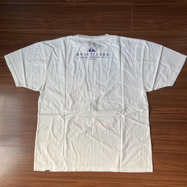 QUIKSILVER(クイックシルバー)のクイックシルバー 半袖Tシャツ XL 白 ホワイト メンズのトップス(Tシャツ/カットソー(半袖/袖なし))の商品写真