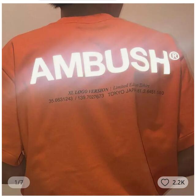 AMBUSH(アンブッシュ)のAMBUSH tシャツ レディースのトップス(Tシャツ(半袖/袖なし))の商品写真