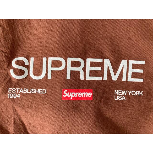 Supreme(シュプリーム)のSupreme Est. 1994 Tee シュプリーム エスト Tシャツ メンズのトップス(Tシャツ/カットソー(半袖/袖なし))の商品写真
