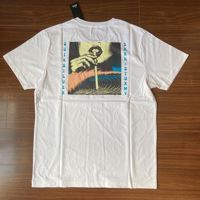 QUIKSILVER(クイックシルバー)のクイックシルバー 半袖Tシャツ XL 白 バックプリント ホワイト メンズのトップス(Tシャツ/カットソー(半袖/袖なし))の商品写真