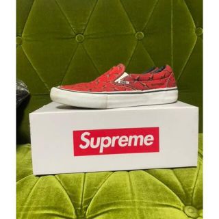 シュプリーム(Supreme)のsupreme vans diamond plate スリッポン(スニーカー)