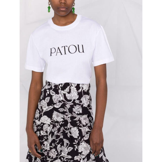 Ron Herman(ロンハーマン)のPatouロゴ Tシャツ　ホワイト　S メンズのトップス(Tシャツ/カットソー(半袖/袖なし))の商品写真