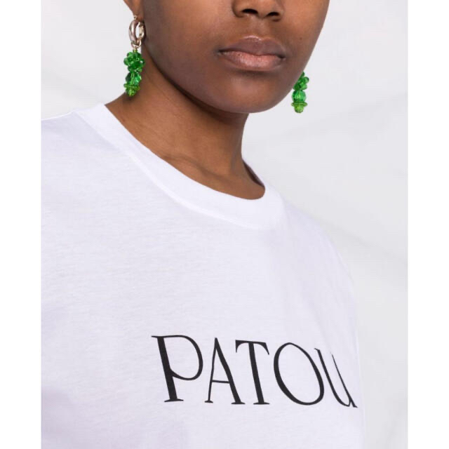 Ron Herman(ロンハーマン)のPatouロゴ Tシャツ　ホワイト　S メンズのトップス(Tシャツ/カットソー(半袖/袖なし))の商品写真