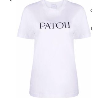 ロンハーマン(Ron Herman)のPatouロゴ Tシャツ　ホワイト　S(Tシャツ/カットソー(半袖/袖なし))