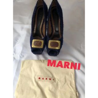 マルニ(Marni)のマルニ　ツイードパンプス(ハイヒール/パンプス)