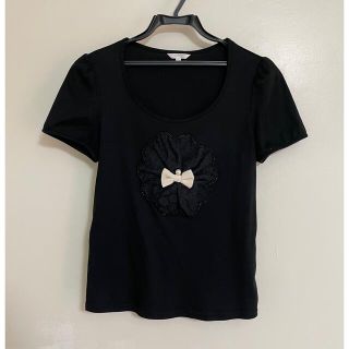 トゥービーシック(TO BE CHIC)のTO BE CHIC；綿100%カットソー(Tシャツ(半袖/袖なし))