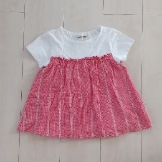 ラブアンドピースアンドマネー(Love&Peace&Money)のラブアンドピースマネー(ナルミヤ) カットソー size110 夏服(ワンピース)