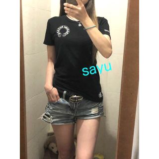 クロムハーツ(Chrome Hearts)のクロムハーツ ホースシュー クロス バックプリント(Tシャツ(半袖/袖なし))