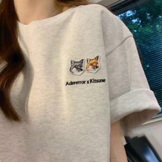 メゾンキツネ(MAISON KITSUNE')の週末限定セール　アーダーエラー メゾンキツネ Tシャツ カットソ　韓国　オシャレ(Tシャツ(半袖/袖なし))