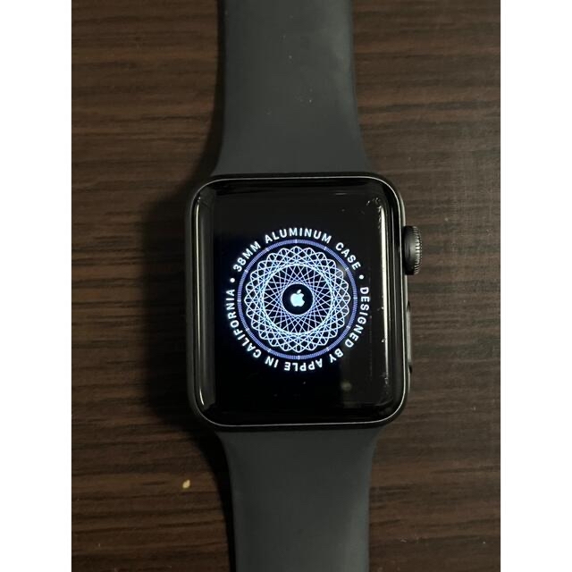 【ちーばちゃん専用】Apple Watch 3 38mm スペースグレーレディース