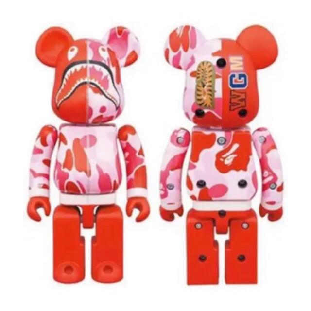 超合金 BE@RBRICK BAPE(R)ABC CAMO SHARK PINK - その他