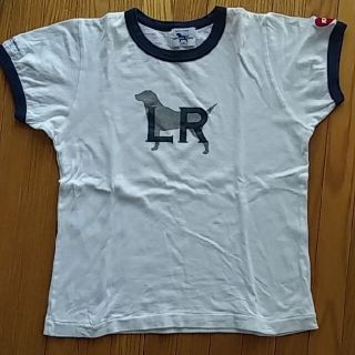 ラブラドールリトリーバー(Labrador Retriever)のラブラドールちびTシャツ(Tシャツ(半袖/袖なし))