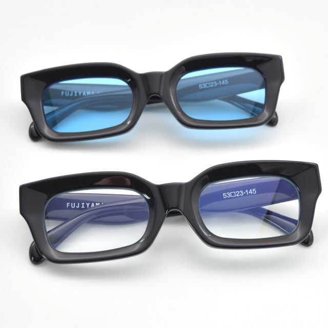 ストライプ デザイン/Striipe design 富士山眼鏡オリジナル SEVEN セブン スリムスクエア太セル クリア 通販 