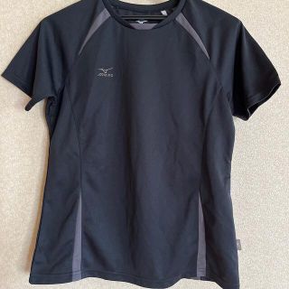 ミズノ(MIZUNO)のミズノ レディース Tシャツ 黒  Lサイズ (Tシャツ(半袖/袖なし))