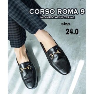 コルソローマノーヴェ(CORSO ROMA 9)の★未使用★IENA CORSO ROMA/コルソローマ ビットローファー 37(ローファー/革靴)