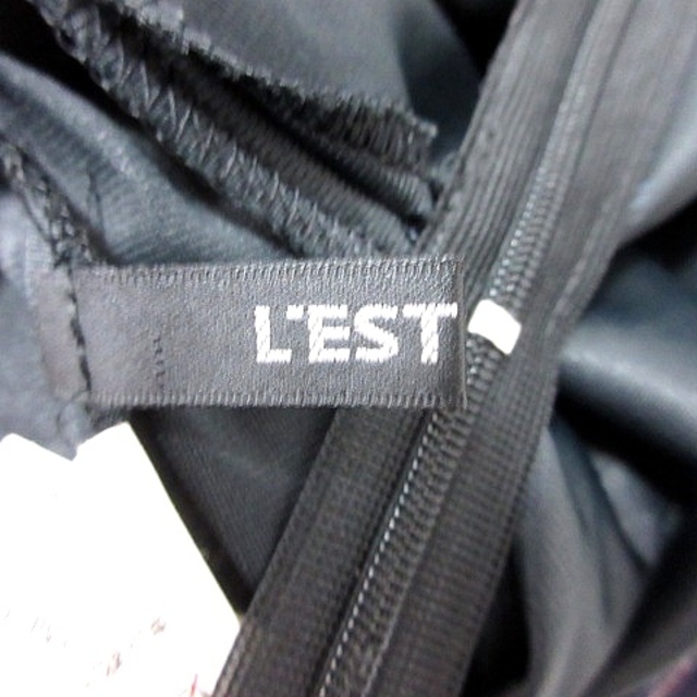 L'EST ROSE(レストローズ)のレストローズ スカート フレア ひざ丈 総柄 2 紺 ネイビー /RT レディースのスカート(ひざ丈スカート)の商品写真
