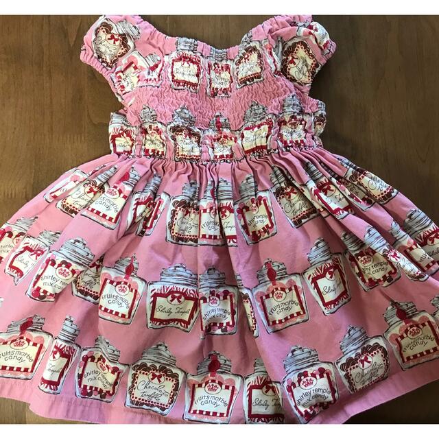 Shirley Temple(シャーリーテンプル)のシャーリーテンプル　キャンディポット　ワンピース　100 キッズ/ベビー/マタニティのキッズ服女の子用(90cm~)(ワンピース)の商品写真