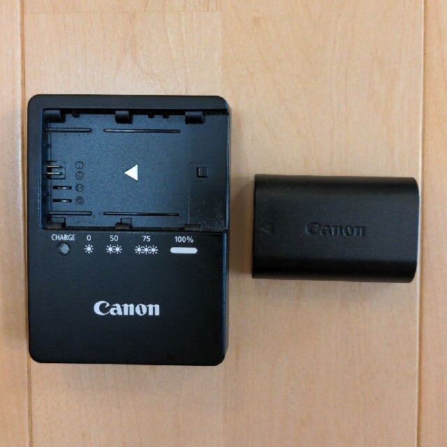 純正品 Canon LP-E6 バッテリー充電器 バッテリーセット
