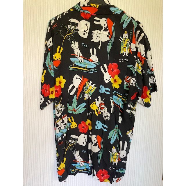 CUNE(キューン)の美品　CUNE　ハワイ猫のアロハシャツ メンズのトップス(シャツ)の商品写真