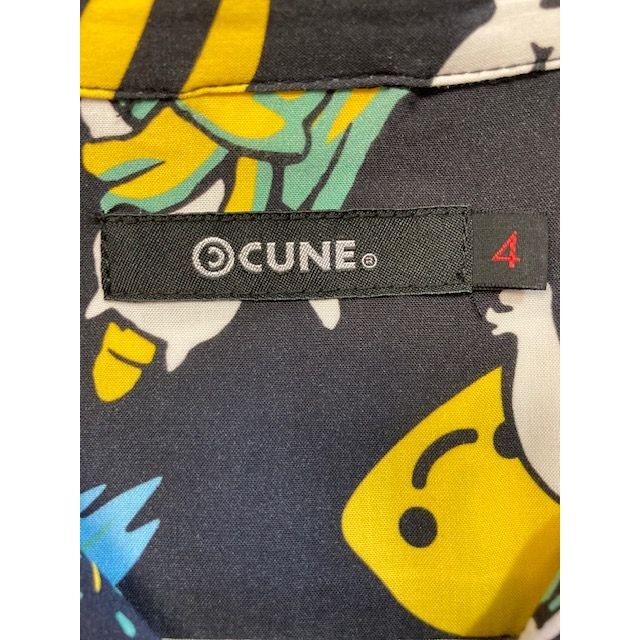 美品　CUNE　ハワイ猫のアロハシャツ