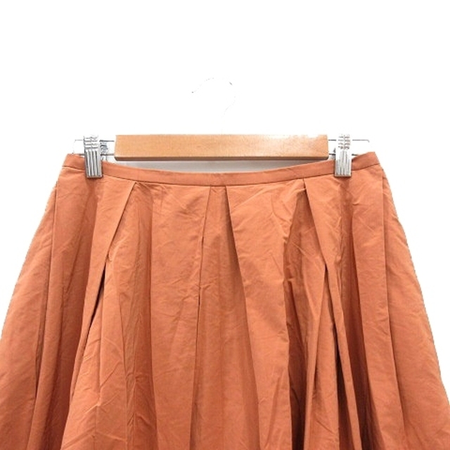 NINE(ナイン)のナイン NINE フレアスカート ミモレ ロング 1 茶 ブラウン /MN レディースのスカート(ロングスカート)の商品写真