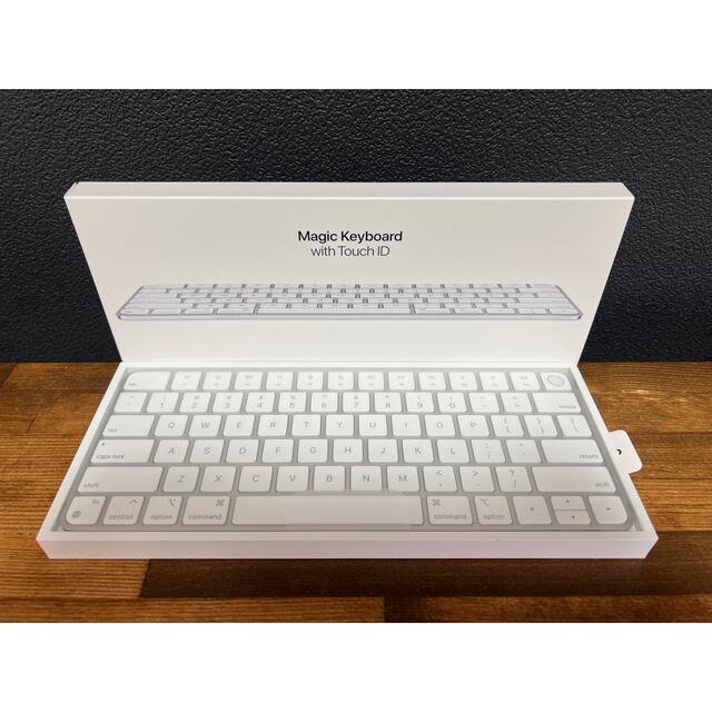 ホワイト系テンキー有無Apple Touch ID搭載 magic keyboard(US配列)