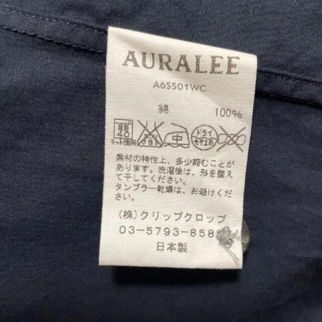 AURALEE(オーラリー)のAuralee Navy シャツ メンズのトップス(シャツ)の商品写真