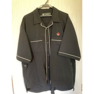 ジーユー(GU)のパイピングシャツ(5分袖)　GU×UNDERCOVER　2021SS　XL(シャツ)