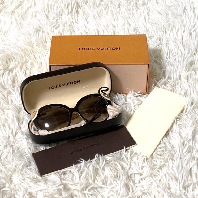 極美品】LOUIS VUITTON アンバー サングラス ブラック 付属品あり