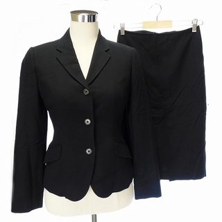 ラルフローレン(Ralph Lauren)のアールエルラルフローレン スーツ セットアップ ジャケット スカート 7 黒(スーツ)