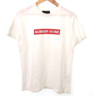 ナンバーナイン(NUMBER (N)INE)のナンバーナイン 美品 半袖 Tシャツ カットソー クルーネック ロゴプリント S(Tシャツ/カットソー(半袖/袖なし))