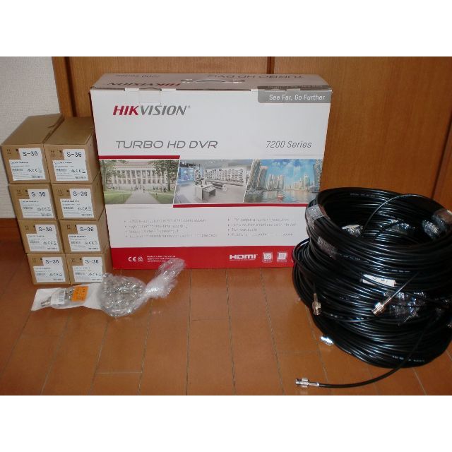 ■新品 HDD2TB HIKVISION 防犯カメラ 屋外  243万画素 8台