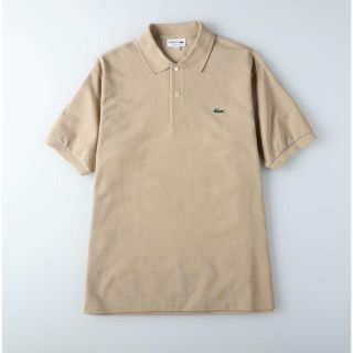 ラコステ(LACOSTE)の希少ベージュ LACOSTE ラコステ ポロシャツサイズL(ポロシャツ)