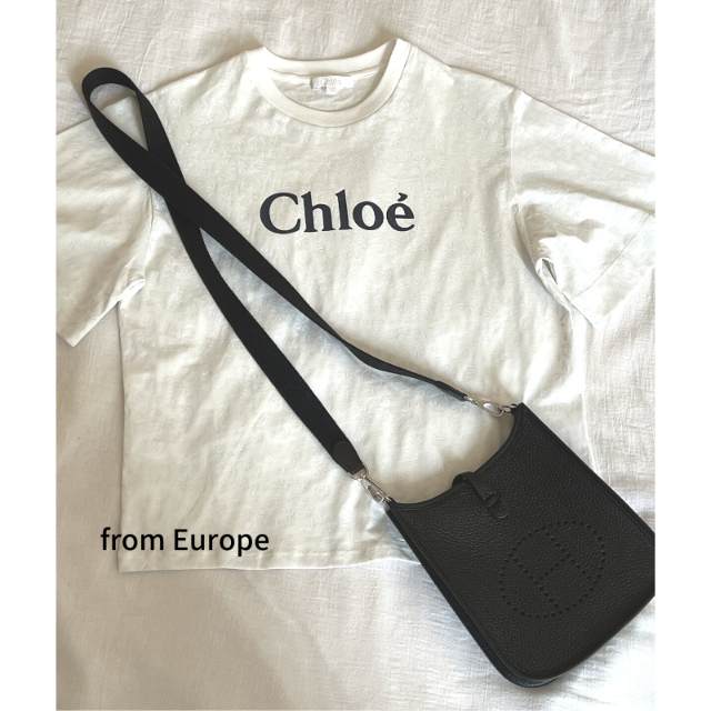 新品人気SALE Chloe - 大人もOK Chloe ロゴTシャツ コットン ホワイト