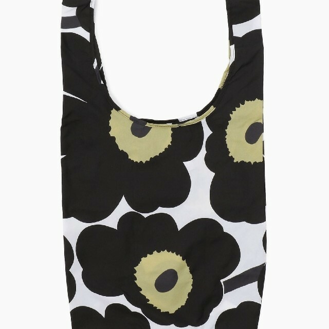 marimekko(マリメッコ)の【新品】marimekko マリメッコ　エコバッグ　黒×白　トート レディースのバッグ(エコバッグ)の商品写真