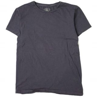 ダブルアールエル(RRL)のRRL ダブルアールエル S/S SOLID TUBE TEE クルーネックチューブTシャツ M パープル Double RL 半袖 丸胴 ソリッド トップス【中古】【RRL】(Tシャツ/カットソー(半袖/袖なし))