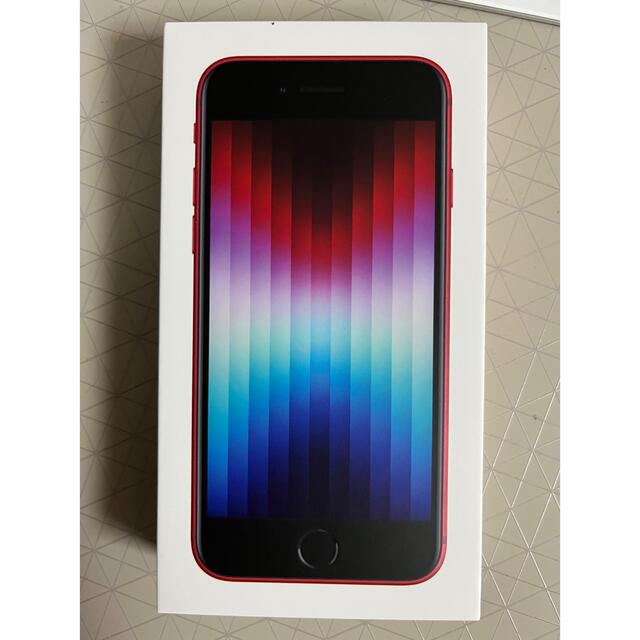 iPhone SE(第3世代)128GB (PRODUCT)RED SIMフリー 【正規通販】 27400