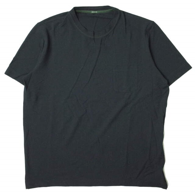 ZANONE ザノーネ イタリア製 Ice Cotton Crew Neck T-Shirt アイスコットンクルーネックTシャツ 812281/Z0380 50 ダークネイビー 半袖 ポケット トップス【ZANONE】