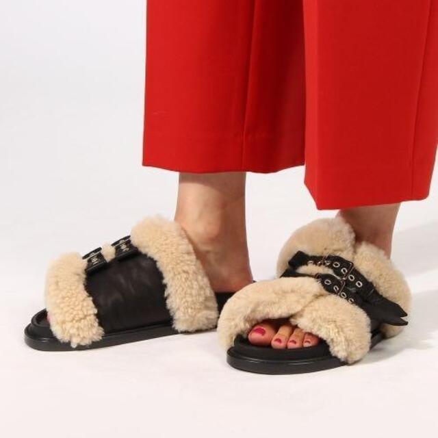 ☆希少 美品☆PIPPICHIC ピッピシック ベルト ボア サンダル