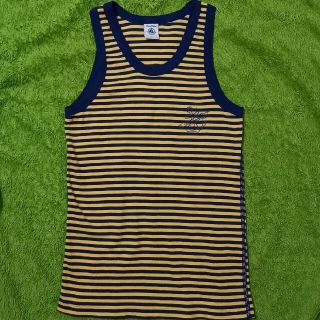 プチバトー(PETIT BATEAU)のPETIT BATEAU プチバトー　タンクトップ　150 ボーダー(Tシャツ/カットソー)