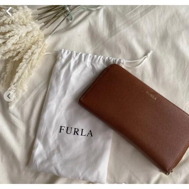 【FURLA】極美品 フルラ 長財布 キャメルブラウン