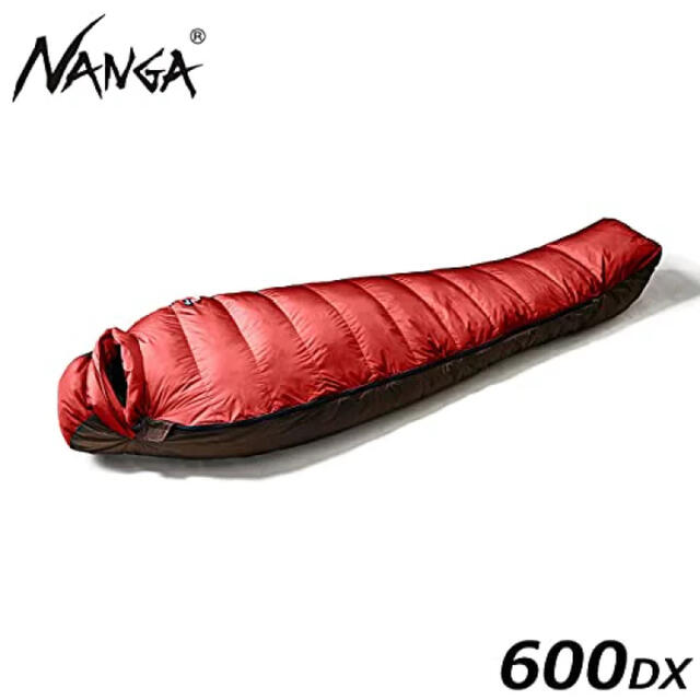 新品 NANGA ナンガ オーロラライト600DX レギュラー レッド シュラフ