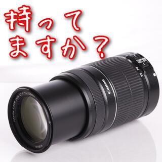 キヤノン(Canon)のキャノン望遠レンズ⭐️EF-S 55-250mm IS Ⅱ⭐️持ってますか？(レンズ(ズーム))