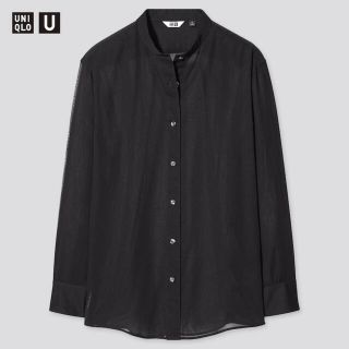 ユニクロ(UNIQLO)のUNIQLO U シアーシャツ　ヘアゴム5点(シャツ/ブラウス(長袖/七分))