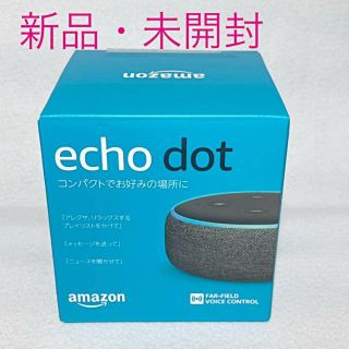 Amazon Echo Dot 第3世代 チャコール(その他)