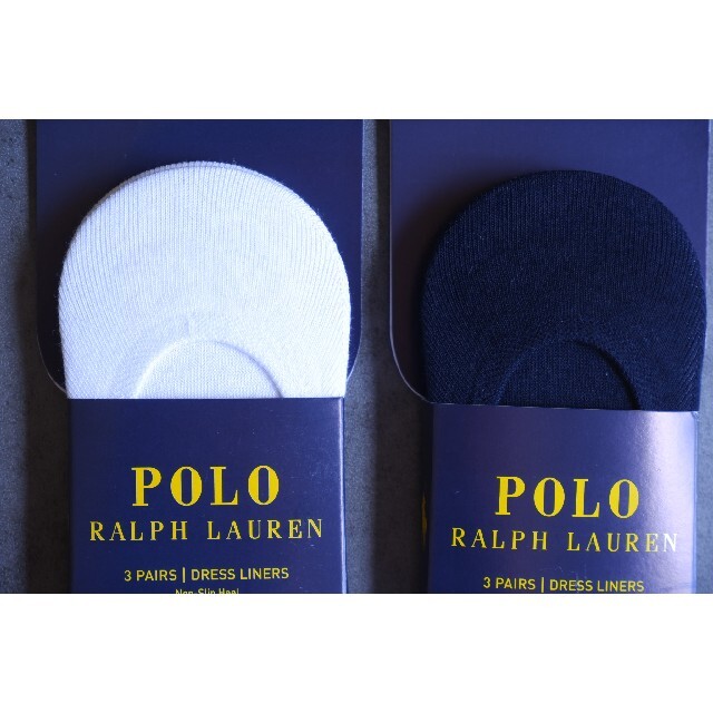 POLO RALPH LAUREN(ポロラルフローレン)のOKI様ご検討用　POLOラルフローレンフットカバー3足✕2セット計6足【新品】 レディースのレッグウェア(ソックス)の商品写真